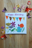 Bunting Birthday Card