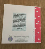 Bunting Birthday Card